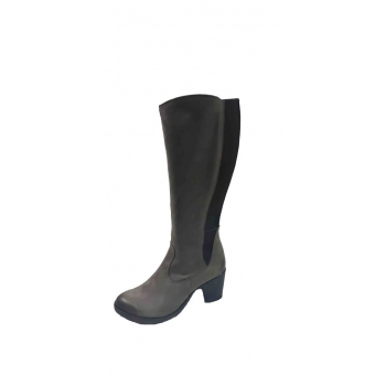 Kozaki ze skóry z szeroką cholewką 39-44 cm
